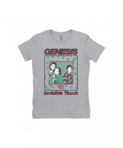 Genesis Ladies' Boyfriend T-Shirt | 1987 Invisible Touch Promo Design Shirt $8.98 Shirts