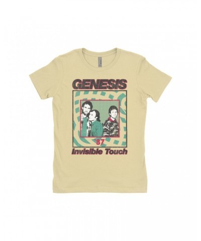 Genesis Ladies' Boyfriend T-Shirt | 1987 Invisible Touch Promo Design Shirt $8.98 Shirts