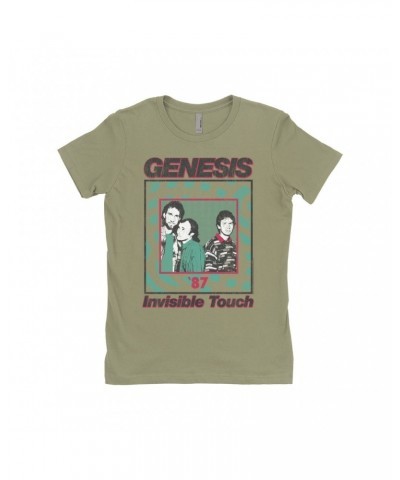 Genesis Ladies' Boyfriend T-Shirt | 1987 Invisible Touch Promo Design Shirt $8.98 Shirts