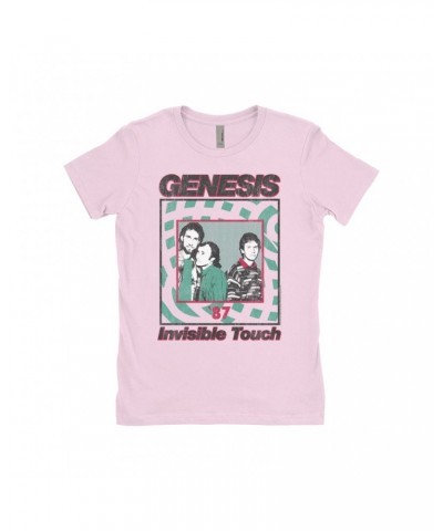 Genesis Ladies' Boyfriend T-Shirt | 1987 Invisible Touch Promo Design Shirt $8.98 Shirts