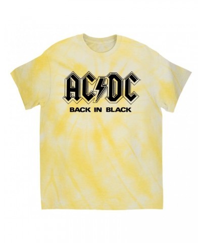 AC/DC T-Shirt | Back In Black Back In London Image Tie Dye Shirt $11.05 Shirts