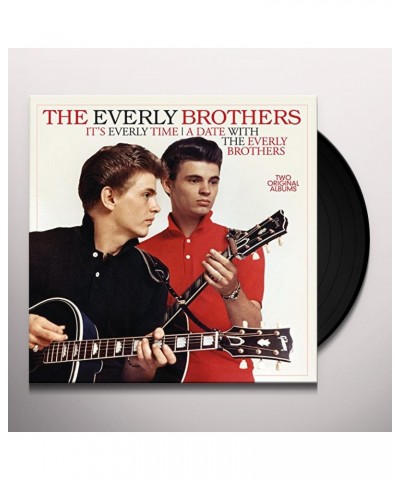 The Everly Brothers IT'S EVERLY TIME/A DATE WITH THE EVERLY BROTHERS (180G) Vinyl Record $7.08 Vinyl