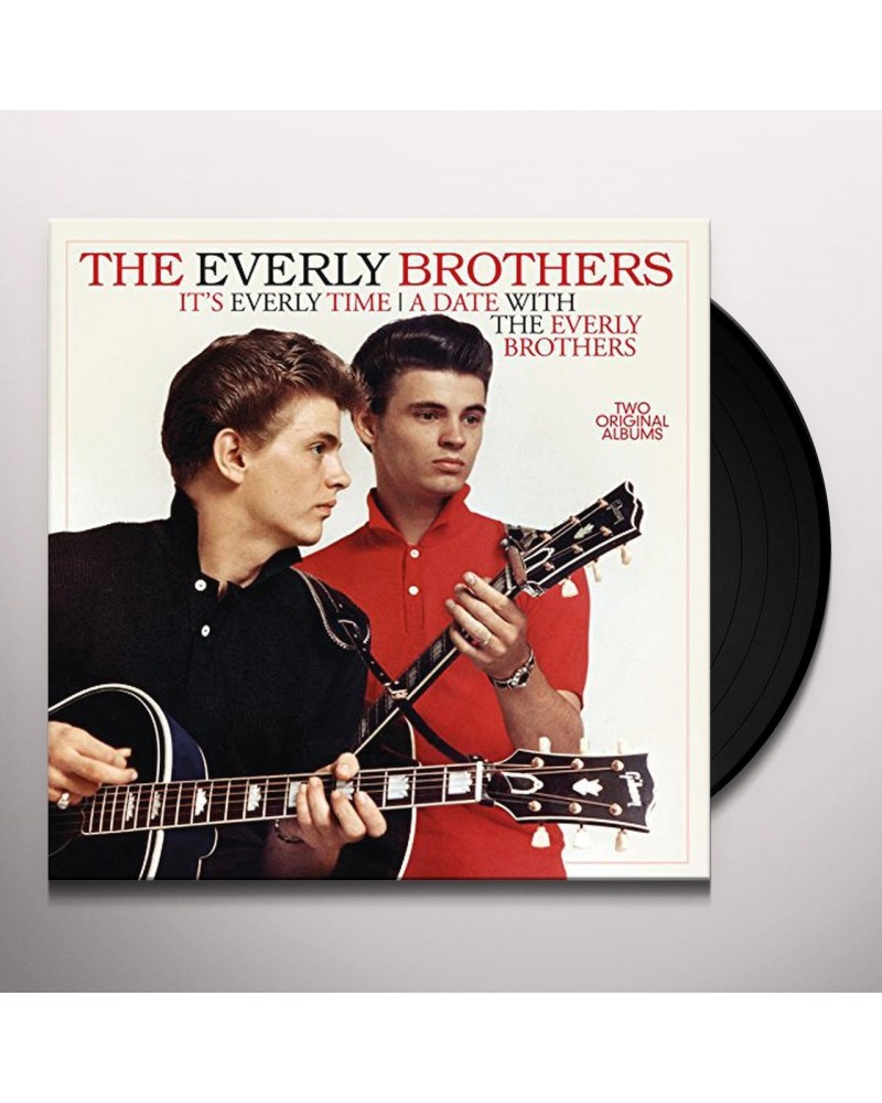 The Everly Brothers IT'S EVERLY TIME/A DATE WITH THE EVERLY BROTHERS (180G) Vinyl Record $7.08 Vinyl