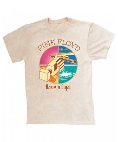 Pink Floyd T-shirt | Have A Cigar Singles Album Design Mineral Wash Shirt $12.58 Shirts