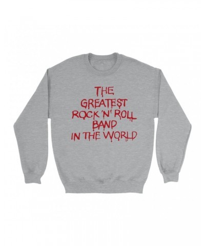 The Who Sweatshirt | The Greatest Band Worn By Keith Moon Sweatshirt $11.53 Sweatshirts