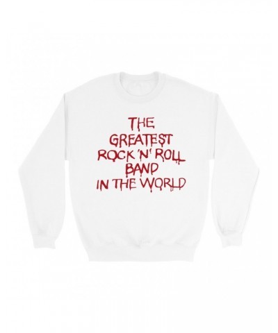 The Who Sweatshirt | The Greatest Band Worn By Keith Moon Sweatshirt $11.53 Sweatshirts