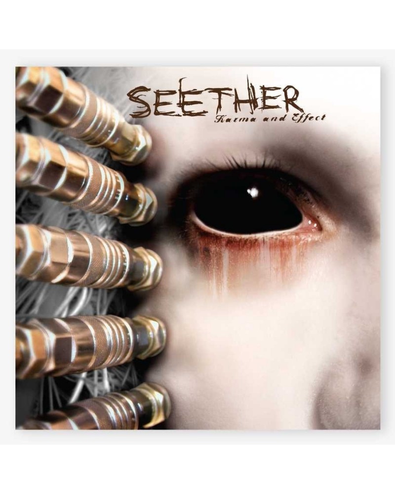 Seether Karma And Effect (Burgundy 2 LP) Vinyl Record $18.00 Vinyl