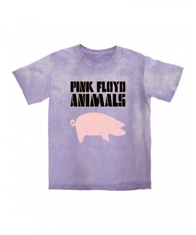 Pink Floyd T-shirt | Animals Album Pig Color Blast Shirt $14.08 Shirts