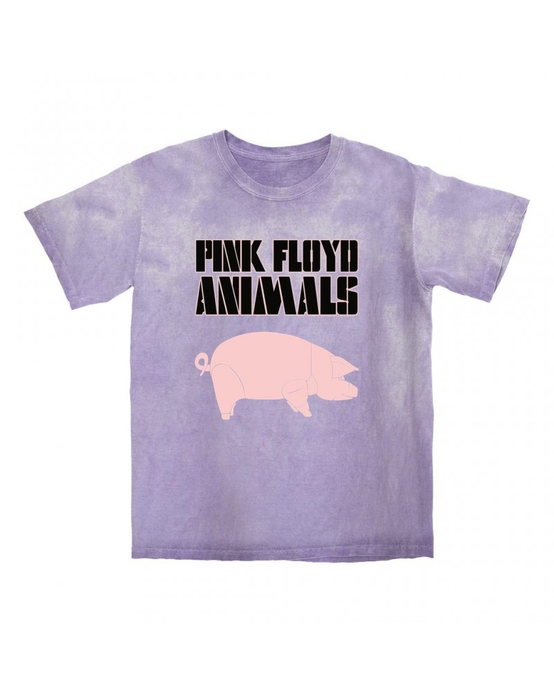 Pink Floyd T-shirt | Animals Album Pig Color Blast Shirt $14.08 Shirts