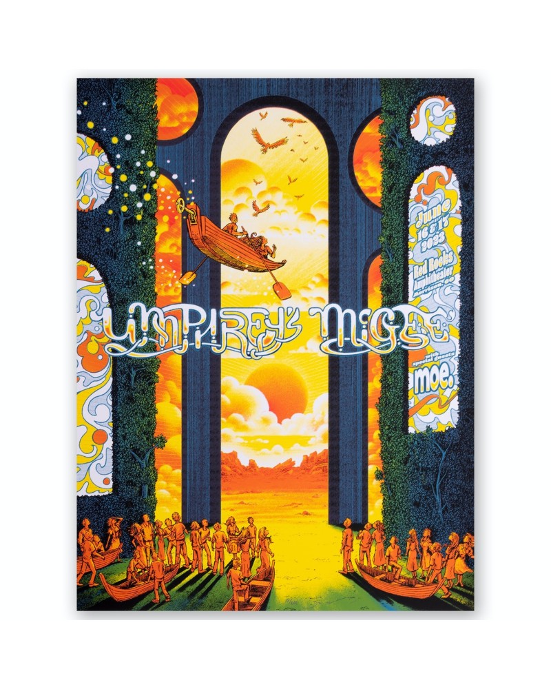 Umphrey's McGee James Flames Red Rocks 2023 Poster $17.20 Decor