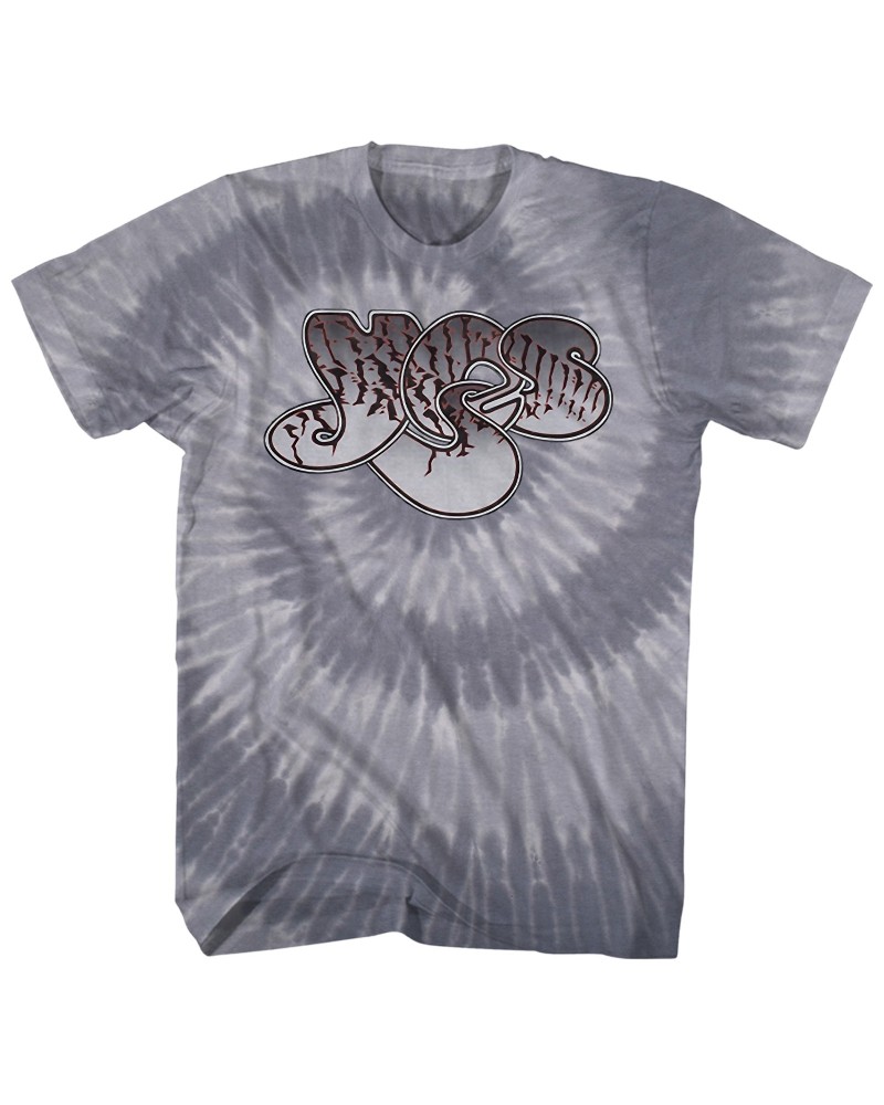 Yes T-Shirt | Official Logo Spiral Tie Dye Shirt $14.19 Shirts