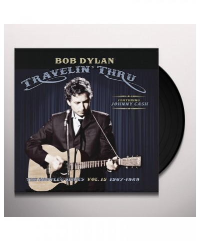 Bob Dylan TRAVELIN THRU: FEATURING JOHNNY CASH - BOOTLEG 15 Vinyl Record $20.29 Vinyl