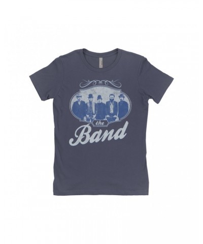 The Band Ladies' Boyfriend T-Shirt | Filigree Framed Photo Design Distressed Shirt $12.48 Shirts