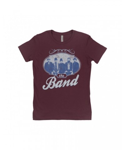 The Band Ladies' Boyfriend T-Shirt | Filigree Framed Photo Design Distressed Shirt $12.48 Shirts