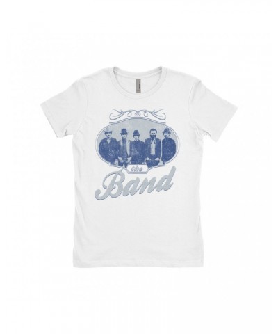 The Band Ladies' Boyfriend T-Shirt | Filigree Framed Photo Design Distressed Shirt $12.48 Shirts