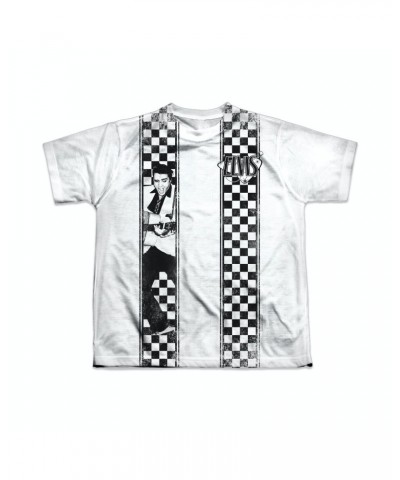 Elvis Presley Checkered Youth Bowling Shirt $7.82 Shirts