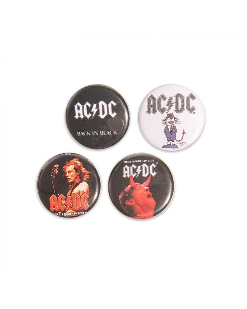 AC/DC Four Button Pack C $3.00 Accessories