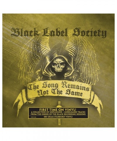 Black Label Society SONG REMAINS NOT THE SAME Vinyl Record $6.30 Vinyl