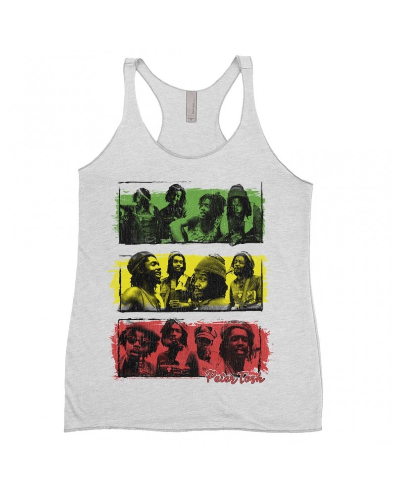 Peter Tosh Ladies' Tank Top | Reggae Photo Collage Shirt $8.69 Shirts