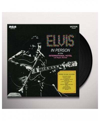 Elvis Presley IN PERSON AT THE INTERNATIONAL HOTEL LAS VEGAS - Limited Edition Blue Colored Vinyl Record $13.76 Vinyl