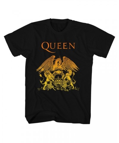 Queen T-Shirt | Golden Gradient Crest Shirt $10.98 Shirts