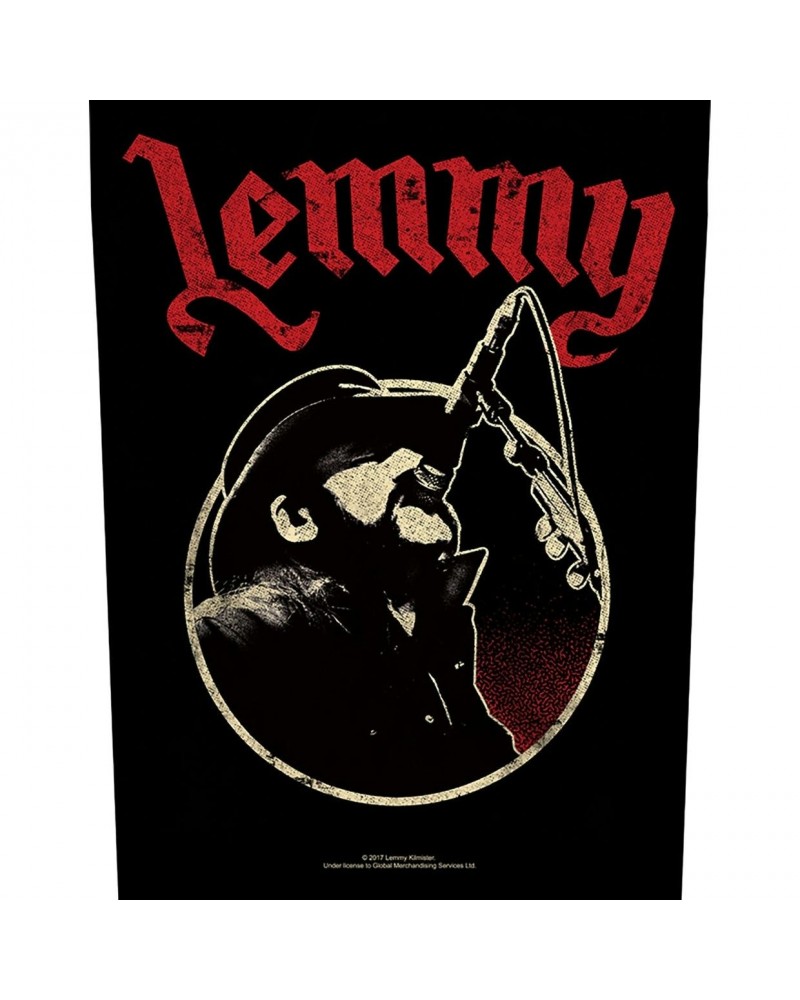 Lemmy Back Patch - Microphone (Backpatch) $5.37 Accessories