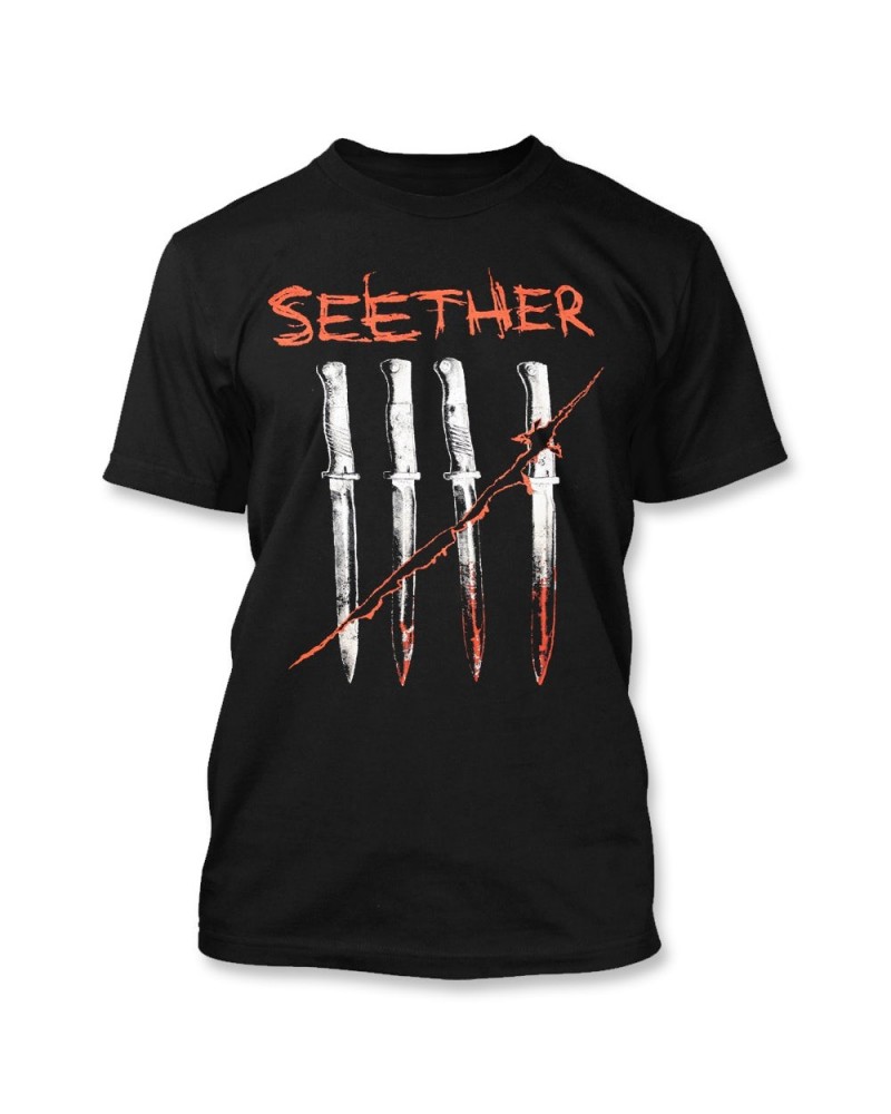 Seether Knife Tally T-Shirt $8.00 Shirts