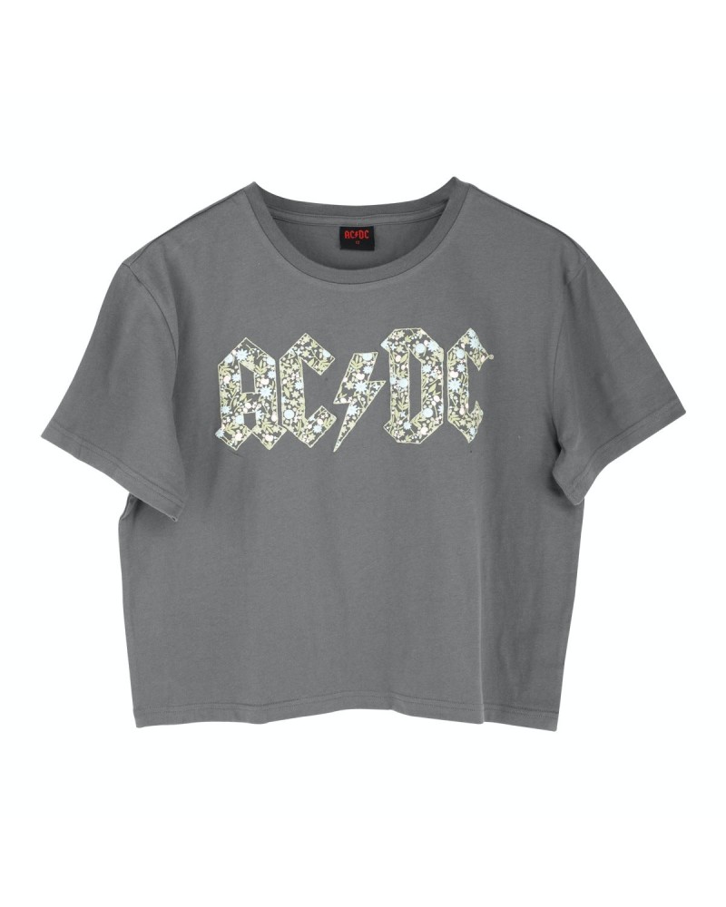 AC/DC Flower Band Logo Kids T-Shirt $1.80 Kids