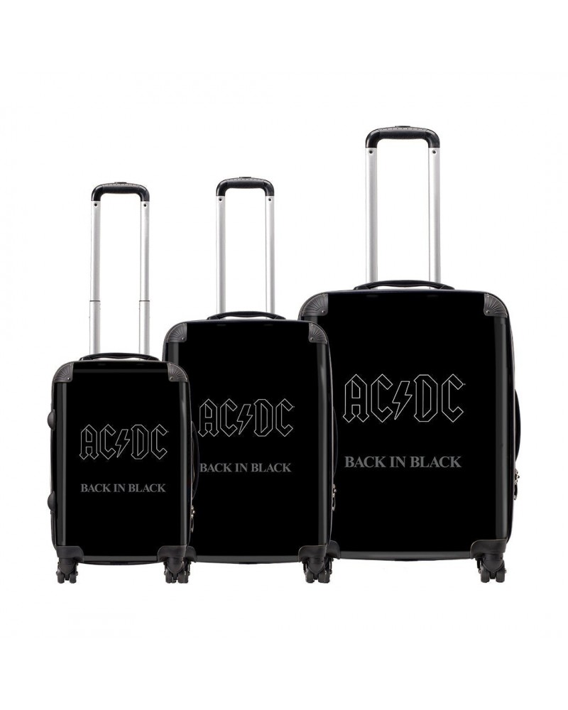 AC/DC Rocksax AC/DC Travel Backpack - Back In Black Luggage $98.96 Bags